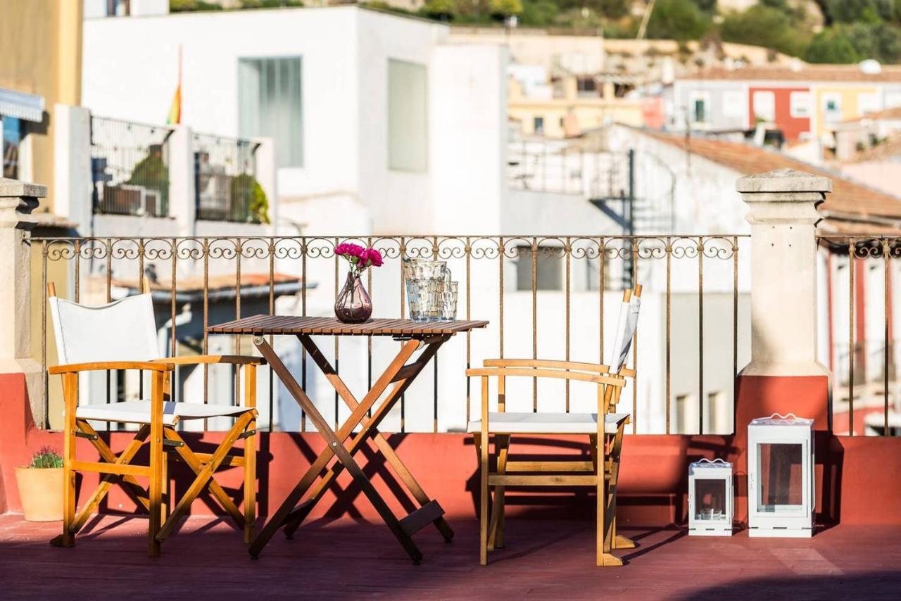 Alc - Stylish Studio With Fantastic Terrace, Old Town Alicante Eksteriør billede