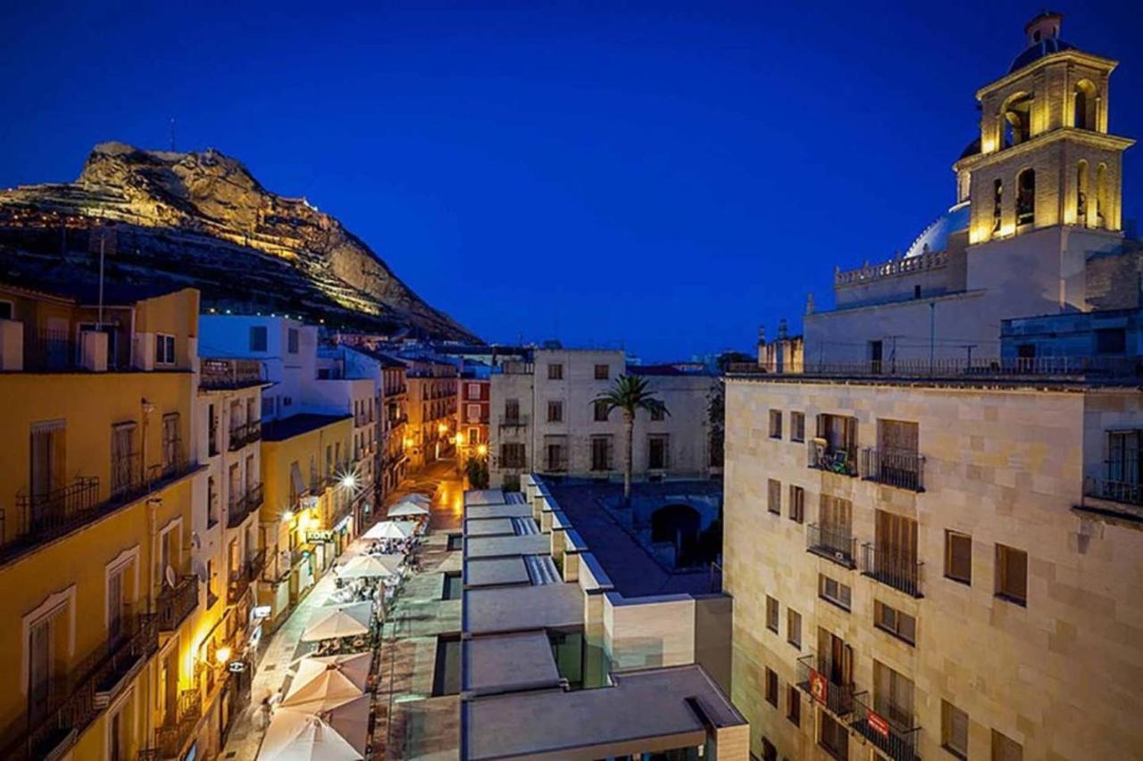 Alc - Stylish Studio With Fantastic Terrace, Old Town Alicante Eksteriør billede